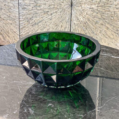 Tô hoa pha lê Bohemia Diamond đường kính 28cm (tô màu)