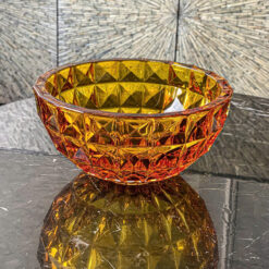 Tô hoa pha lê Bohemia Diamond đường kính 28cm (tô màu)