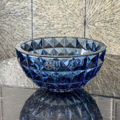 Tô hoa pha lê Bohemia Diamond đường kính 28cm (tô màu)