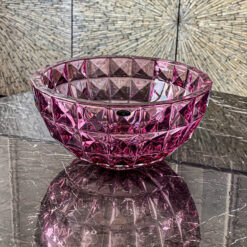 Tô hoa pha lê Bohemia Diamond đường kính 28cm (tô màu)