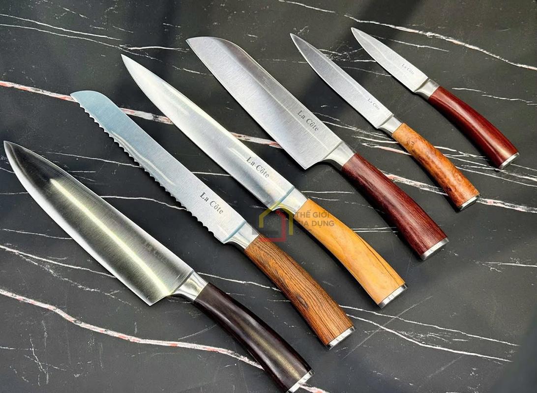 bo-6-dao-la-cote-doc-go-cao-cap (2) Bộ 6 dao LA CÔTE + đốc gỗ cao cấp