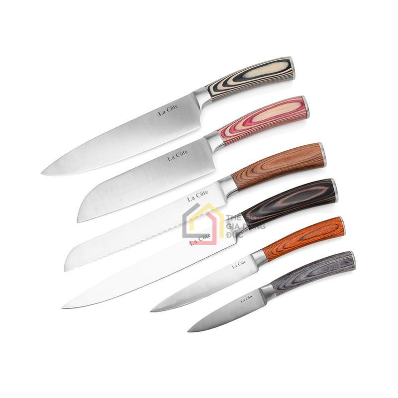 bo-6-dao-la-cote-doc-go-cao-cap (3) Bộ 6 dao LA CÔTE + đốc gỗ cao cấp