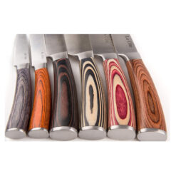 Bộ 6 dao LA CÔTE + đốc gỗ cao cấp