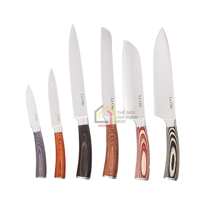 bo-6-dao-la-cote-doc-go-cao-cap (6) Bộ 6 dao LA CÔTE + đốc gỗ cao cấp