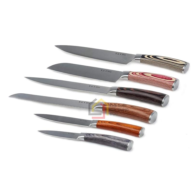 bo-6-dao-la-cote-doc-go-cao-cap (7) Bộ 6 dao LA CÔTE + đốc gỗ cao cấp