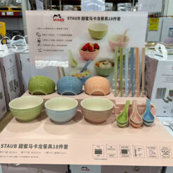 Bộ bát đũa 18 món Staub Macaron màu paste