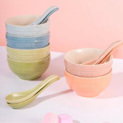 Bộ bát đũa 18 món Staub Macaron màu paste