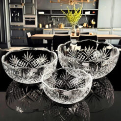 Bộ bát pha lê phục vụ Dublin Godinger 3 món