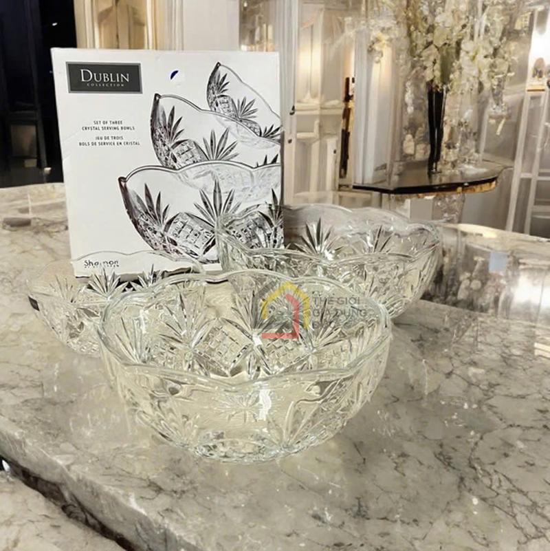 bo-bat-pha-le-phuc-vu-dublin-godinger-3-mon (4) Bộ bát pha lê phục vụ Dublin Godinger 3 món