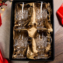 Bộ cốc pha lê Killarney Crystal Trinity Irish 220ml 4 món