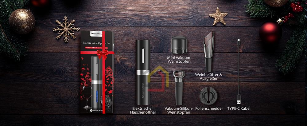 Bộ mở rượu vang điện 6in1 Electric