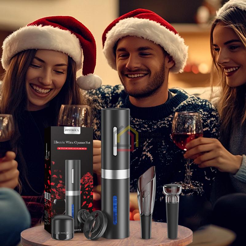 bo-mo-ruou-vang-dien-6in1-electric8 Bộ mở rượu vang điện 6in1 Electric