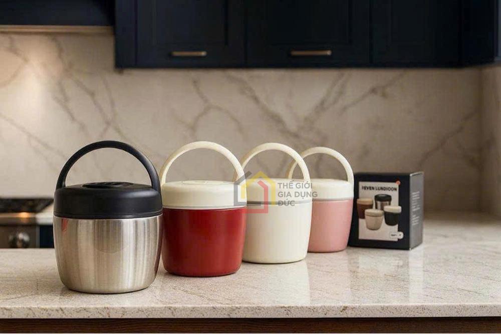 Cặp lồng giữ nhiệt Silver Đức 1,2L