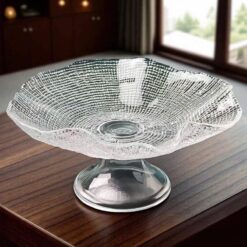 Chân bồng thủy tinh cao cấp size 28cm