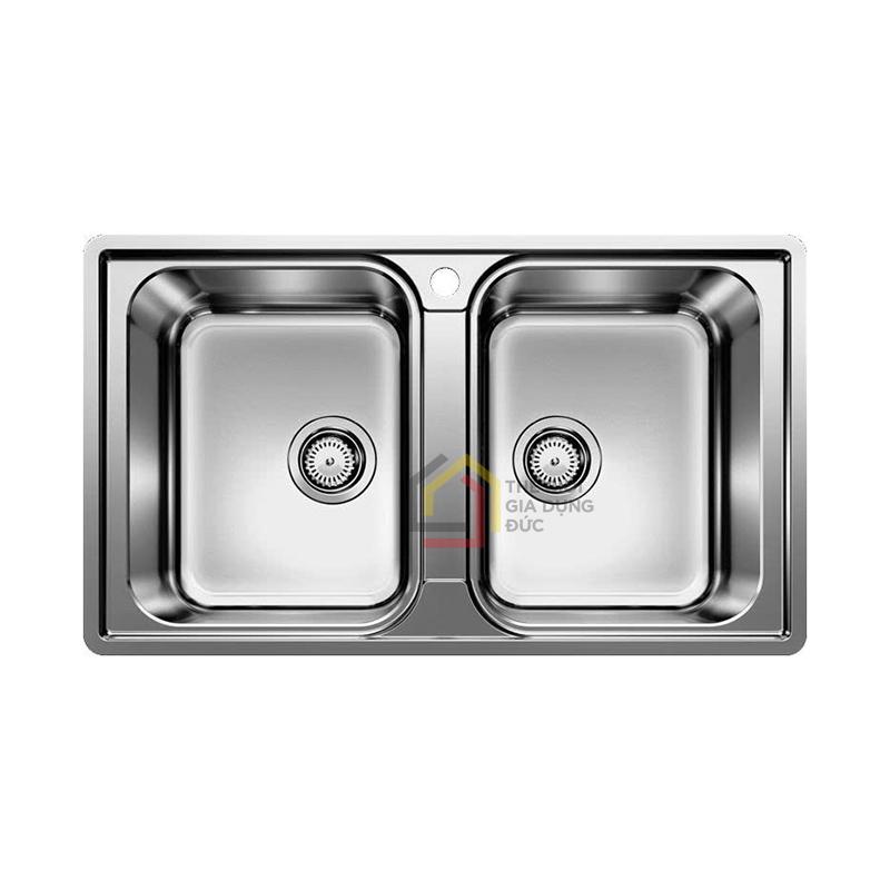 combo-chau-rua-bat-inox-blanco-lemis-8-if-voi-rua-bat-blanco-mida (2) Combo chậu rửa bát inox Blanco Lemis 8 IF + Vòi rửa bát Blanco Mida