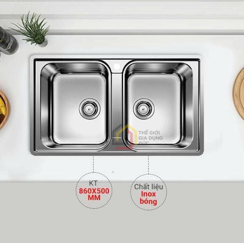 combo-chau-rua-bat-inox-blanco-lemis-8-if-voi-rua-bat-blanco-mida (6) Combo chậu rửa bát inox Blanco Lemis 8 IF + Vòi rửa bát Blanco Mida
