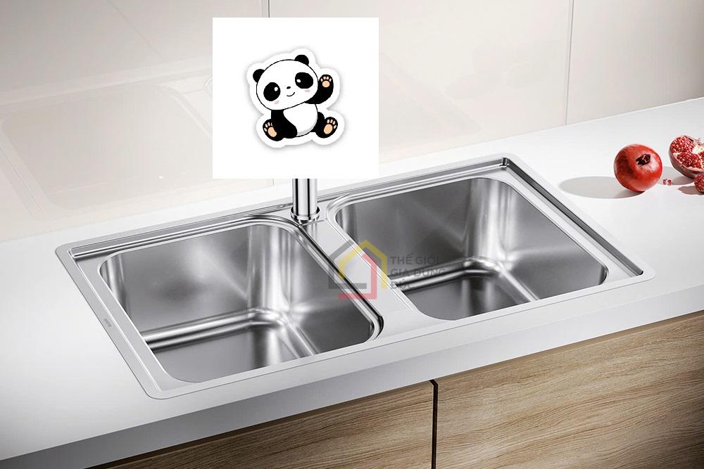 Combo chậu rửa bát inox Blanco Lemis 8 IF + Vòi rửa bát Blanco Mida