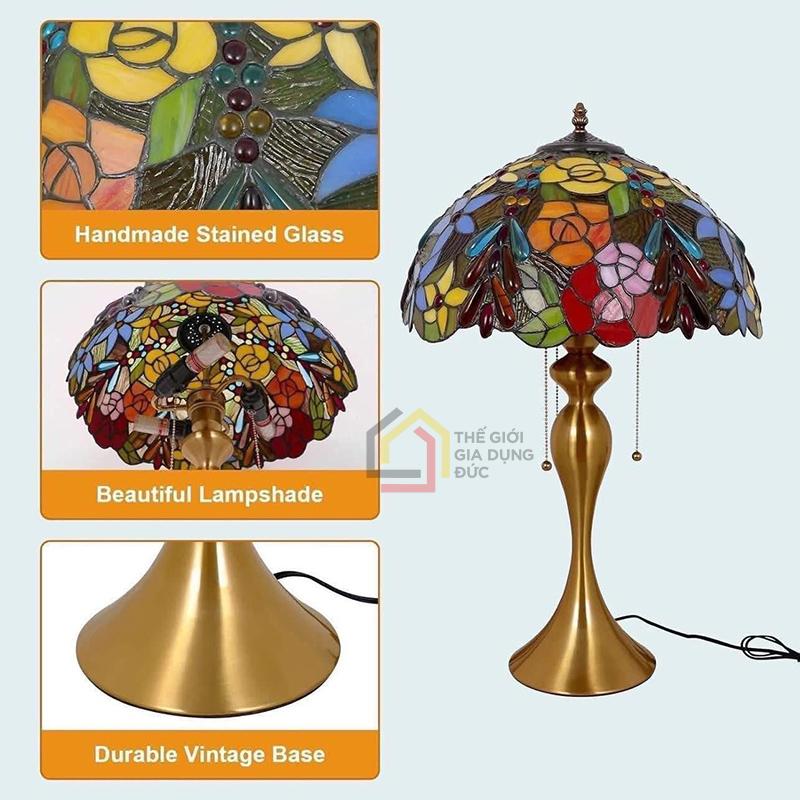 den-quy-toc-tiffany-cao-60cm-chao-rong-40cm (4) Đèn quý tộc Tiffany (cao 60cm, chao rộng 40cm)