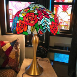 Đèn quý tộc Tiffany (cao 60cm, chao rộng 40cm)