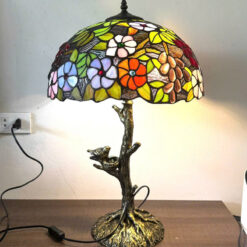 Đèn Tiffany thân cây (cao 60cm, chao rộng 40cm)