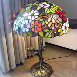 Đèn Tiffany thân cây (cao 60cm, chao rộng 40cm)