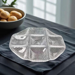 Đĩa thủy tinh Florence 9 ngăn 33,5cm