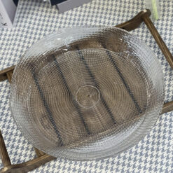 Khay thủy tinh Florence đường kính 31cm