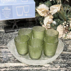 Khay thủy tinh Florence đường kính 31cm