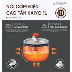 Nồi cơm điện cao tần IH Kaiyo 1L KRC-050 Nhật Bản