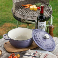 Nồi gang Oceno 22cm - sẵn 3 màu