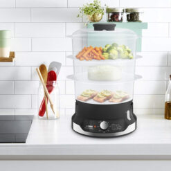 Nồi hấp điện 3 tầng Tefal VC2048 dung tích 9L