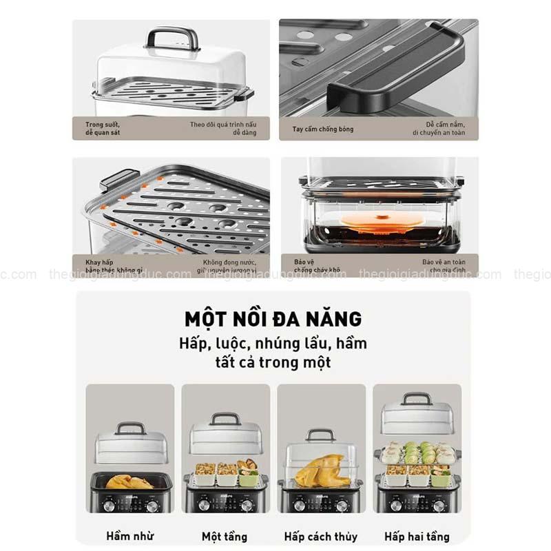 Nồi lẩu hấp điện đa năng Joyoung JFS-556
