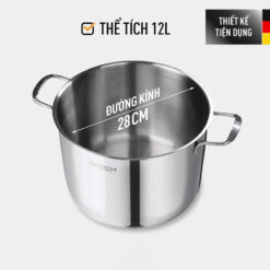Nồi luộc gà Gkoch Germany 28cm 12L