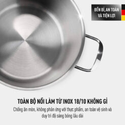 Nồi luộc gà Gkoch Germany 28cm 12L