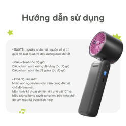 Quạt cầm tay băng lạnh INNOYO 4000mAh