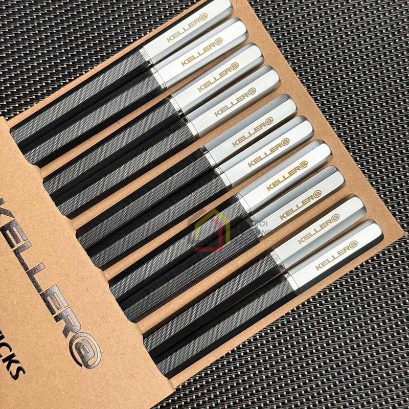 set-10-doi-dua-chuoi-bac-keller-germany (4) Set 10 đôi đũa chuôi bạc Keller@ Germany - Mẫu mới nhất