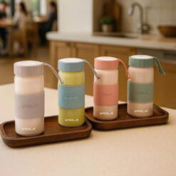 Set 4 bình thủy tinh Borosilicate Viola - Dung tích 500ml/bình