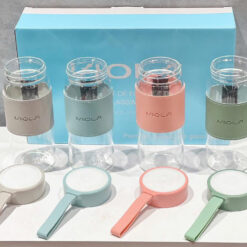 Set 4 bình thủy tinh Borosilicate Viola - Dung tích 500ml/bình