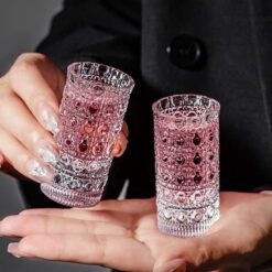 Set 6 ly shot 20ml Diamond hoạ tiết kim cương