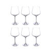 Set 6 ly vang đỏ pha lê Bohemia Crystal Sandra 570ml
