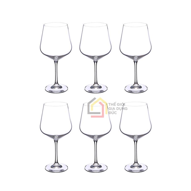 set-6-ly-vang-do-pha-le-bohemia-crystal-sandra-570ml Set 6 ly vang đỏ pha lê Bohemia Crystal Sandra 570ml