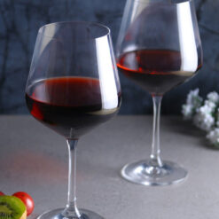 Set 6 ly vang đỏ pha lê Bohemia Crystal Sandra 570ml