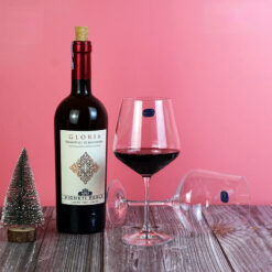 Set 6 ly vang đỏ pha lê Bohemia Crystal Sandra 570ml