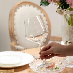 Set 6 ly vang đỏ pha lê Bohemia Crystal Sandra 570ml