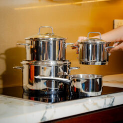 Bộ nồi Wmf Astoria 4 món (3 nồi, 1 quánh)