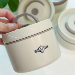Cặp lồng cơm 3 ngăn Silver Lunch Box Germany