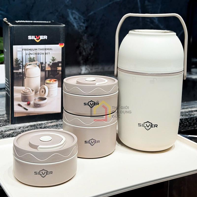 cap-long-com-3-ngan-silver-lunch-box-germany (6) Cặp lồng cơm 3 ngăn Silver Lunch Box Germany