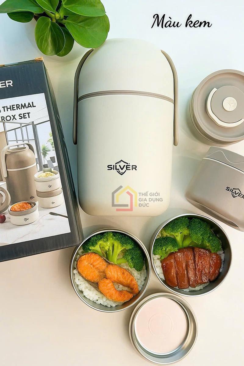 cap-long-com-3-ngan-silver-lunch-box-germany (8) Cặp lồng cơm 3 ngăn Silver Lunch Box Germany