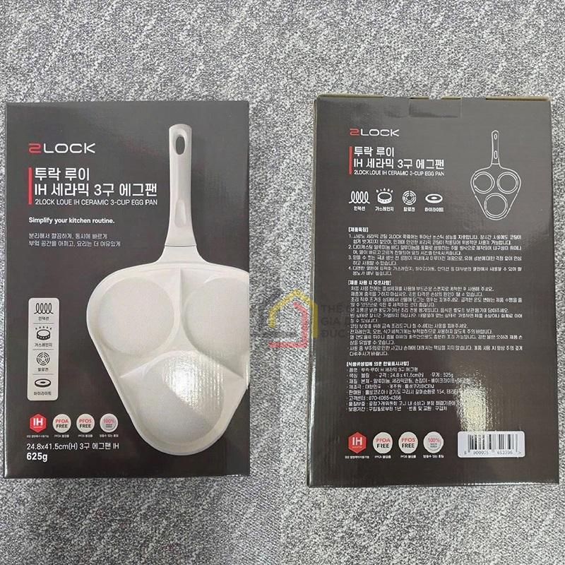 chao-chien-trung-3-khoang-2lock-korea7 Chảo chiên trứng 3 khoang 2Lock Korea