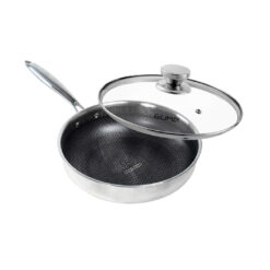 Chảo inox 18/10 Blackcube Gume GM1328N size 28cm